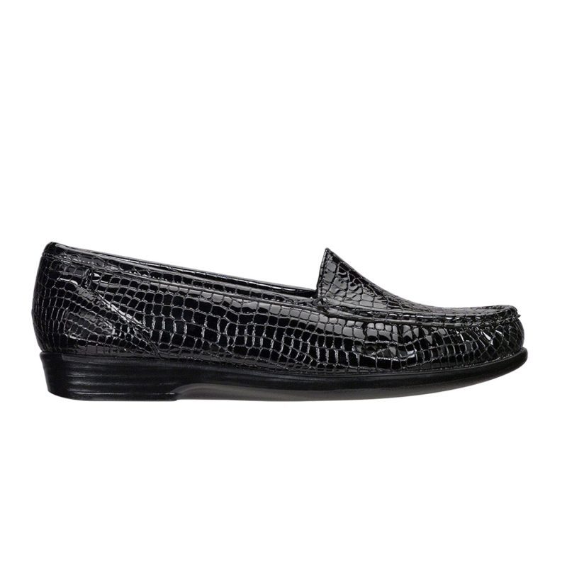 Women sSimplify BlackCroc.sas womens simplify black croc 1556 181 3